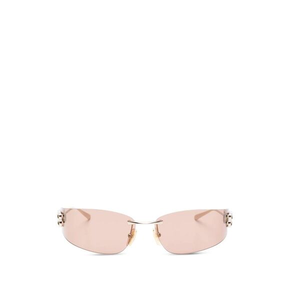 Balenciaga Gold Sunglasses Women